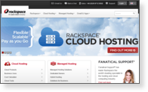 Rackspace Ltd - Site Screenshot