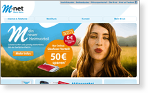 M - Net Telekommunikations Gmbh - Site Screenshot