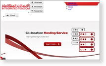Integrated Telecom Co. Ltd - Site Screenshot